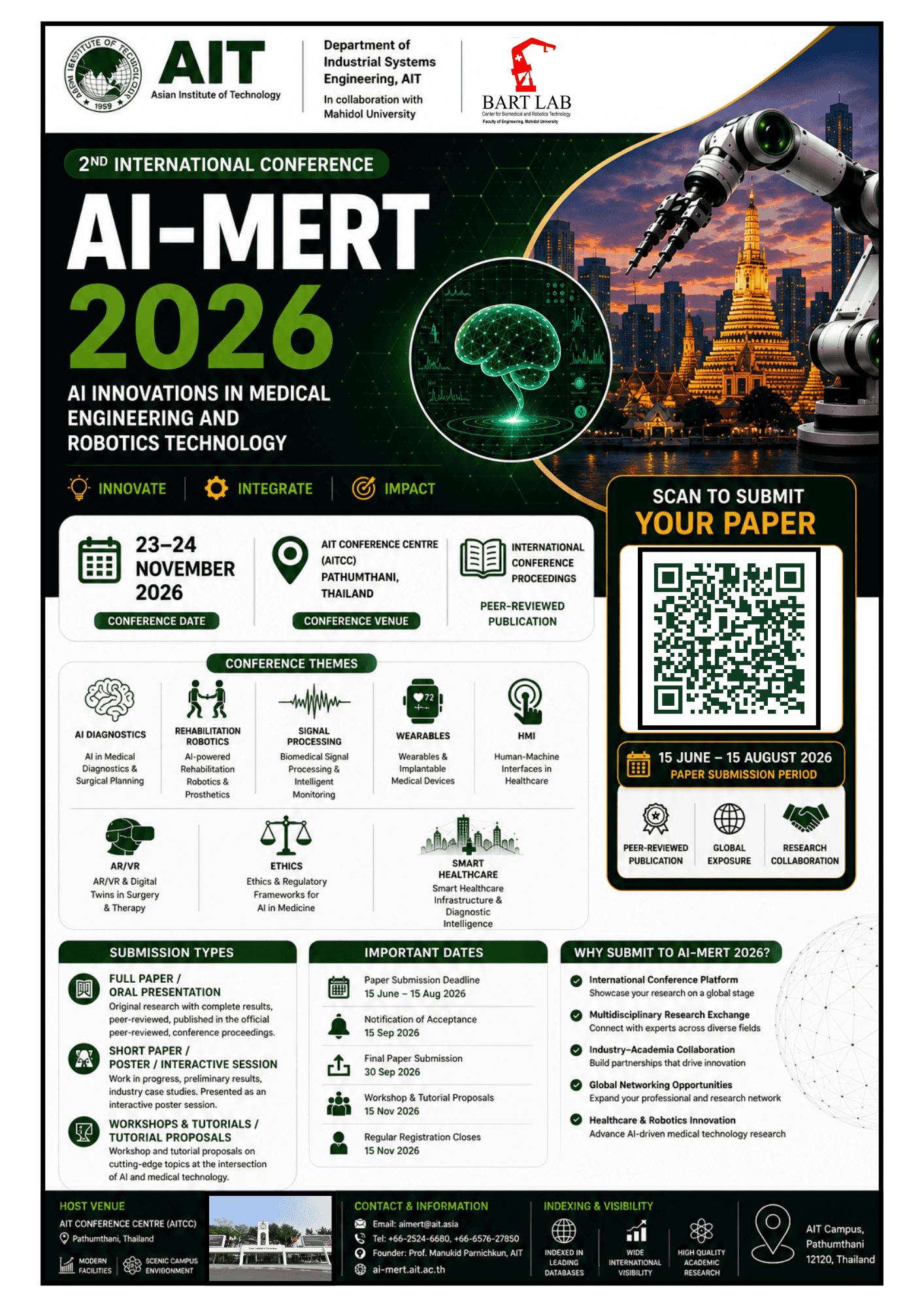 AI-MERT 2026 Official Conference Call for Papers Flyer